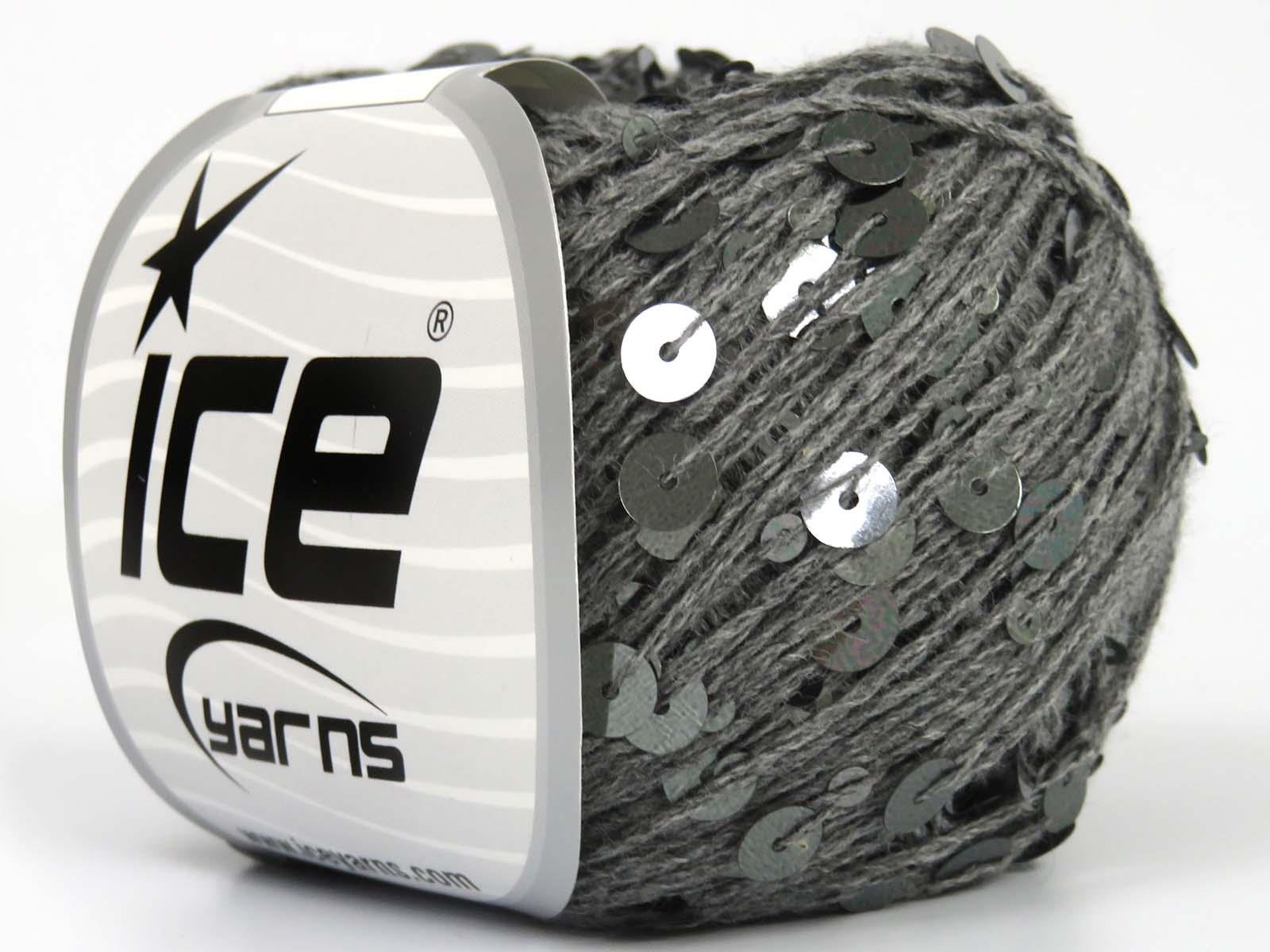 Cotton Paillette Grey