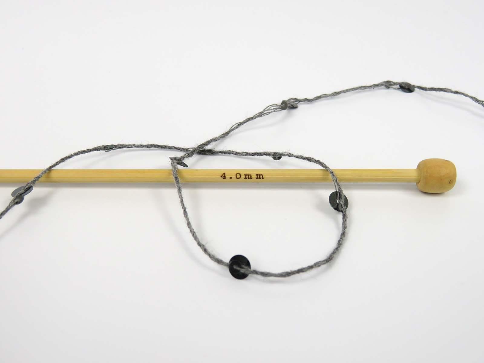 Cotton Paillette Grey