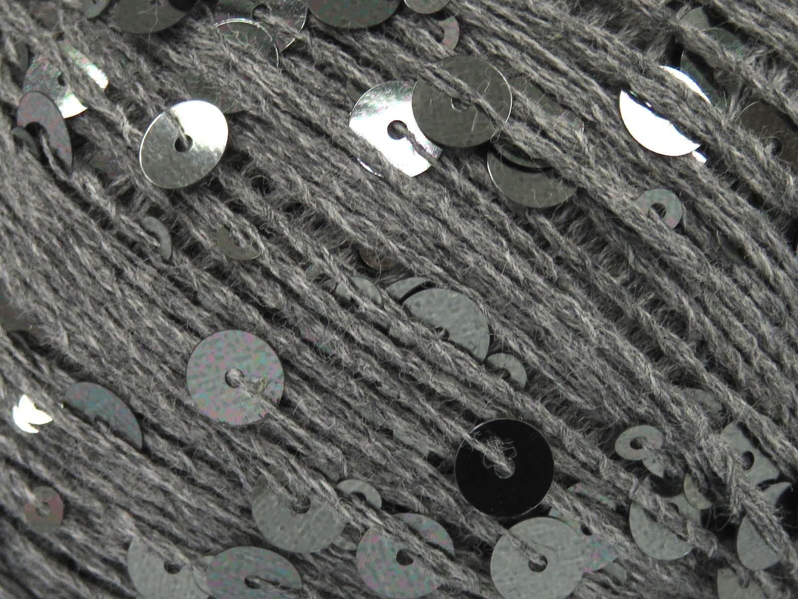 Cotton Paillette Grey