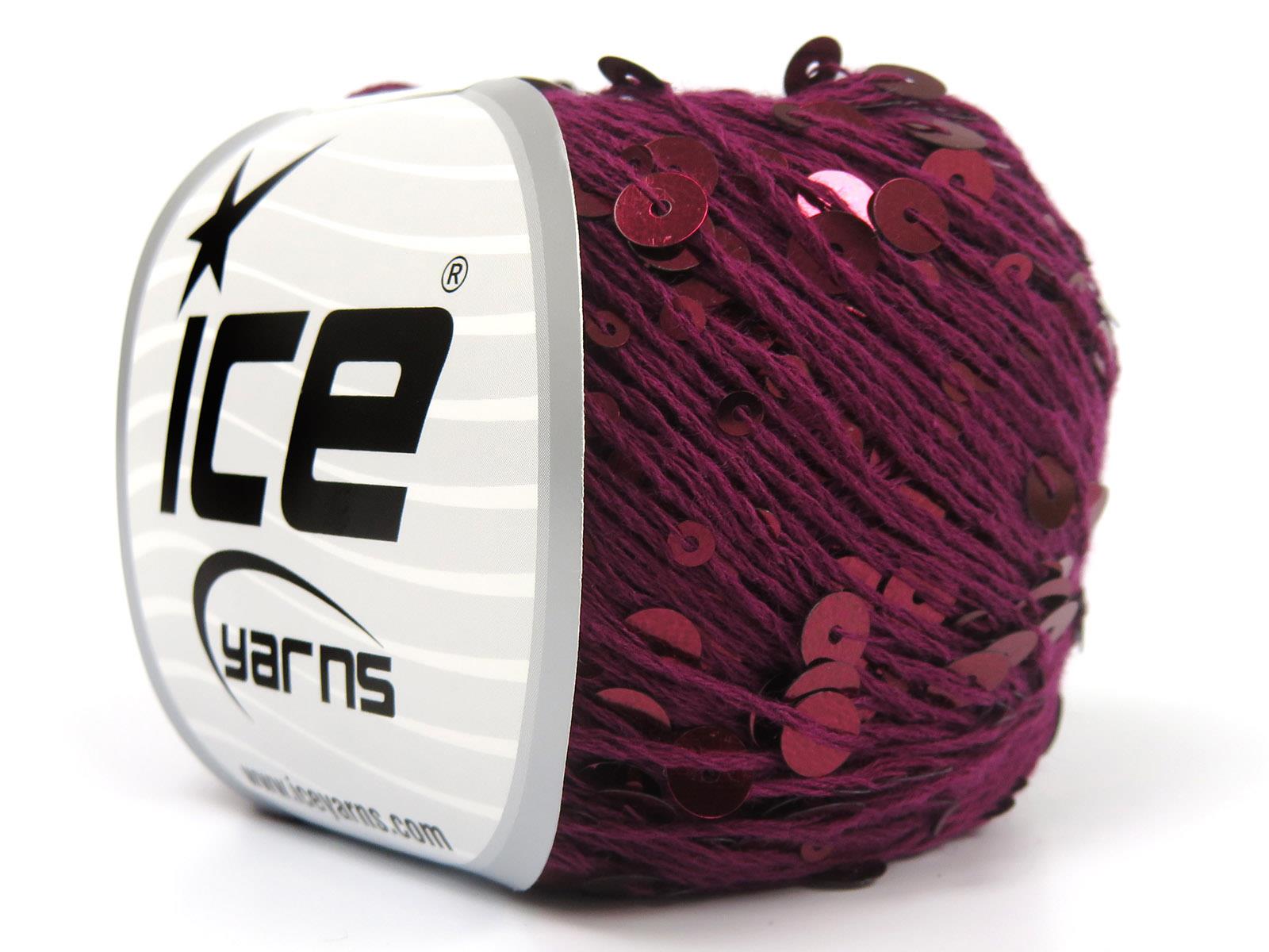 Cotton Paillette Maroon