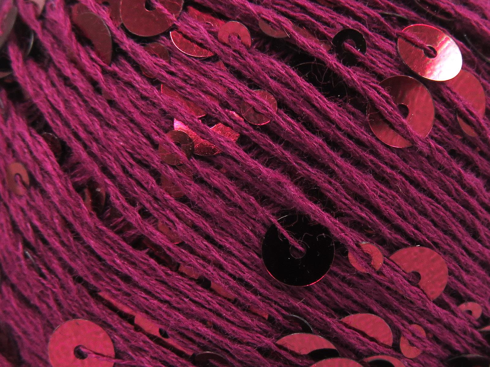 Cotton Paillette Maroon