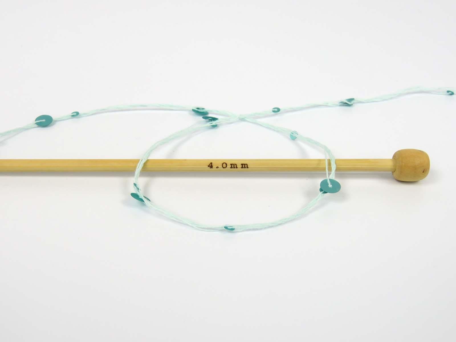 Cotton Paillette Mint Green