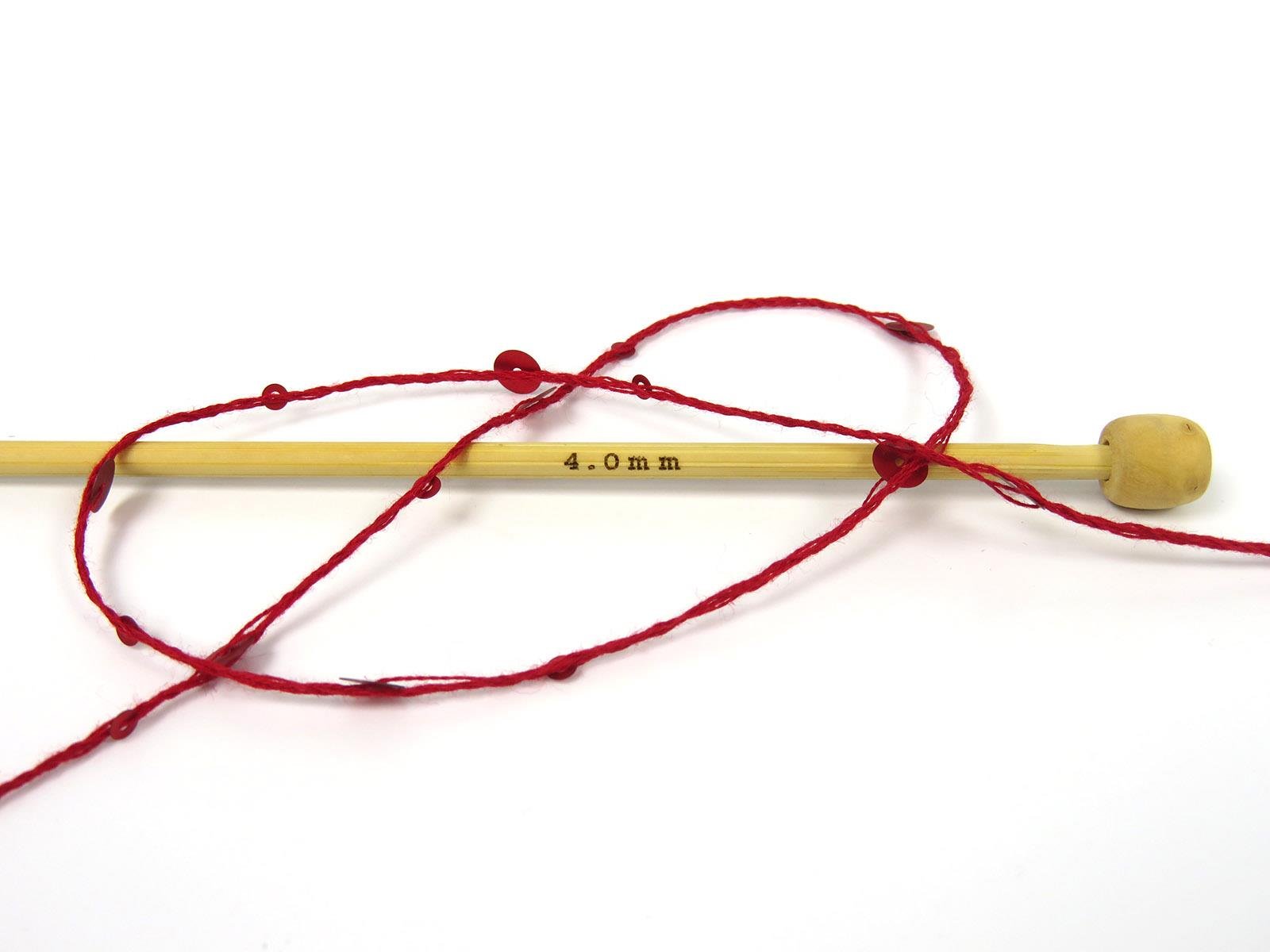 Cotton Paillette Red