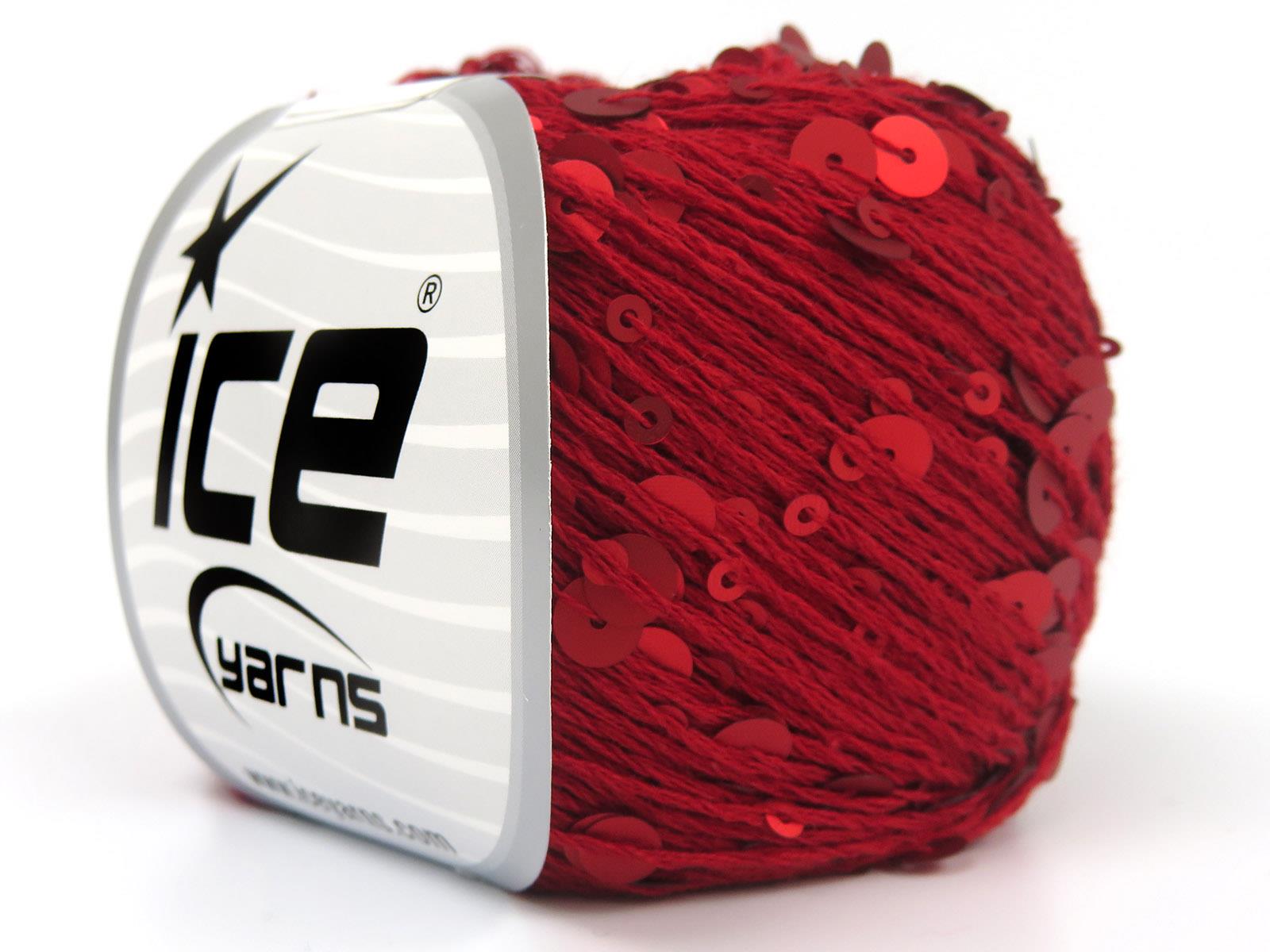 Cotton Paillette Red