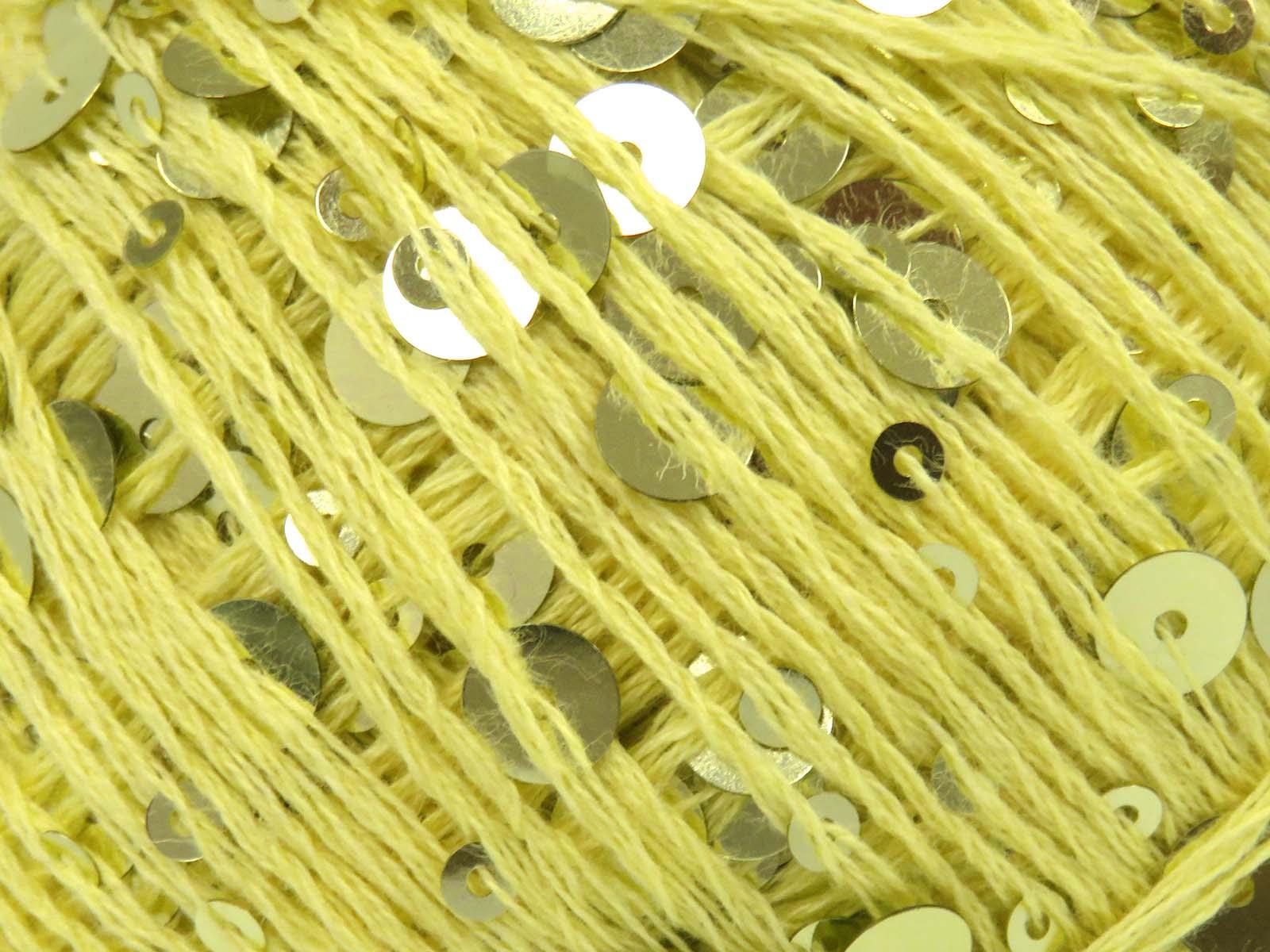 Cotton Paillette Yellow