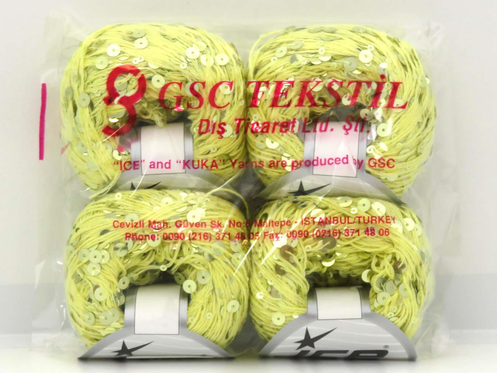 Cotton Paillette Yellow