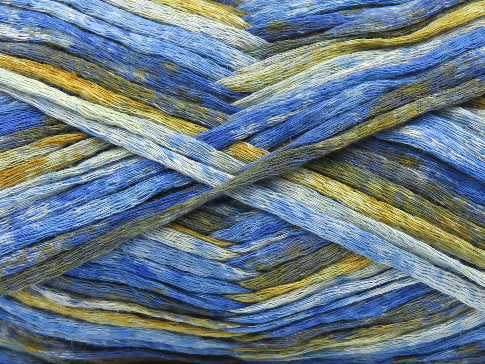 Cotton Splash Grey, Gold, Blue Shades