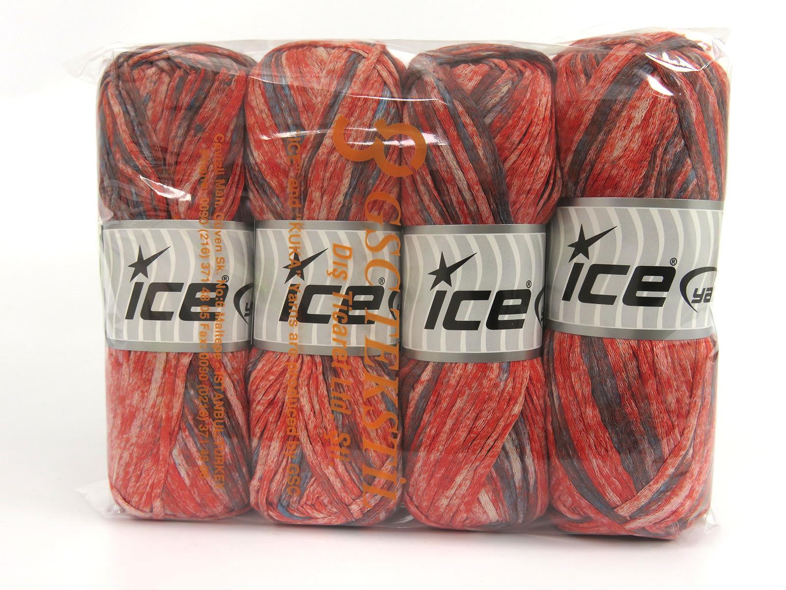 Cotton Splash Turquoise, Grey, Salmon Shades