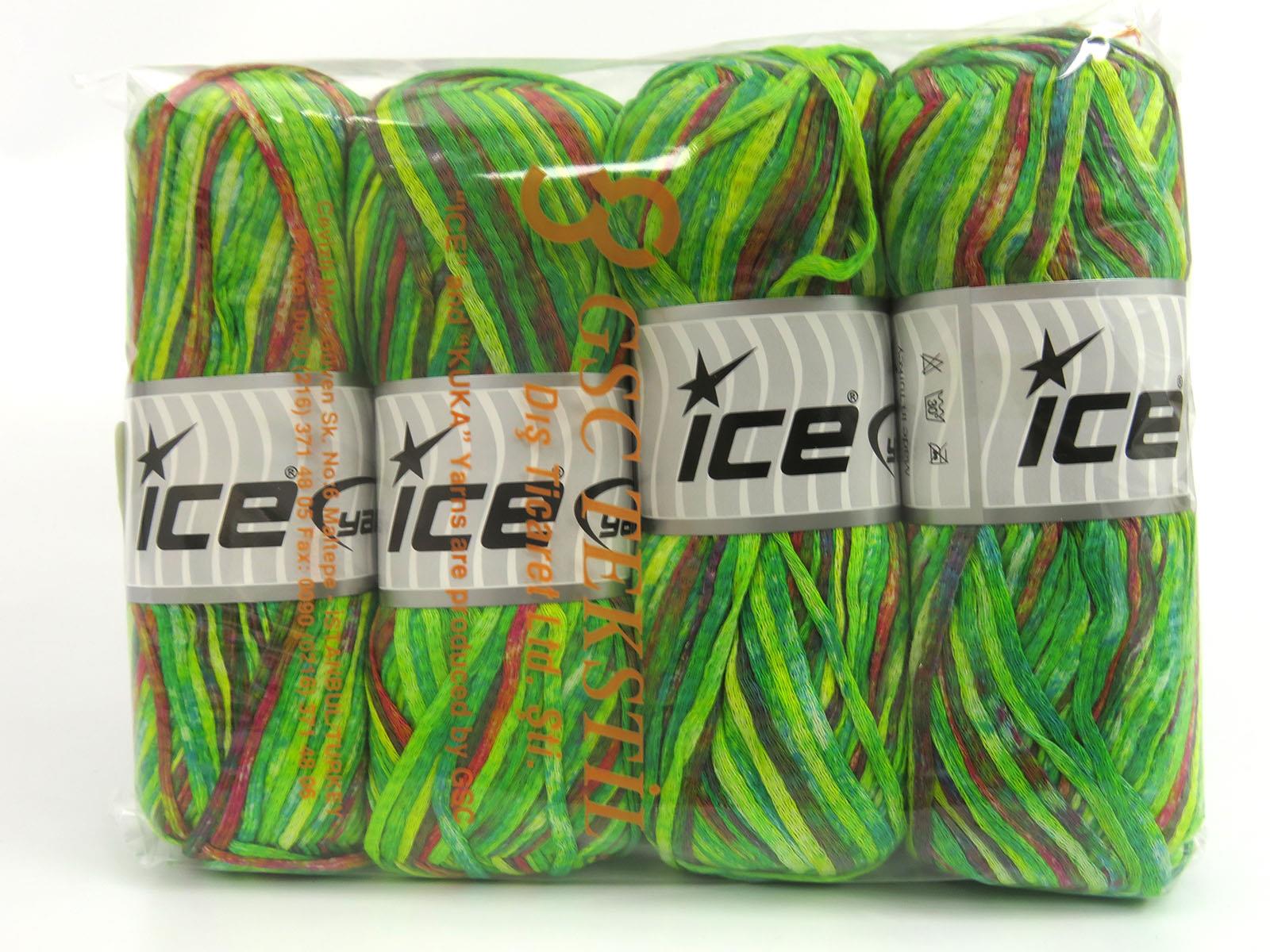 Cotton Splash Yellow, Green Shades, Copper