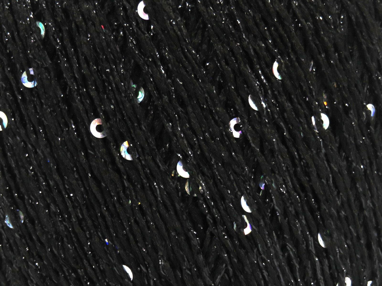 Dazzle Paillette Black, Iridescent