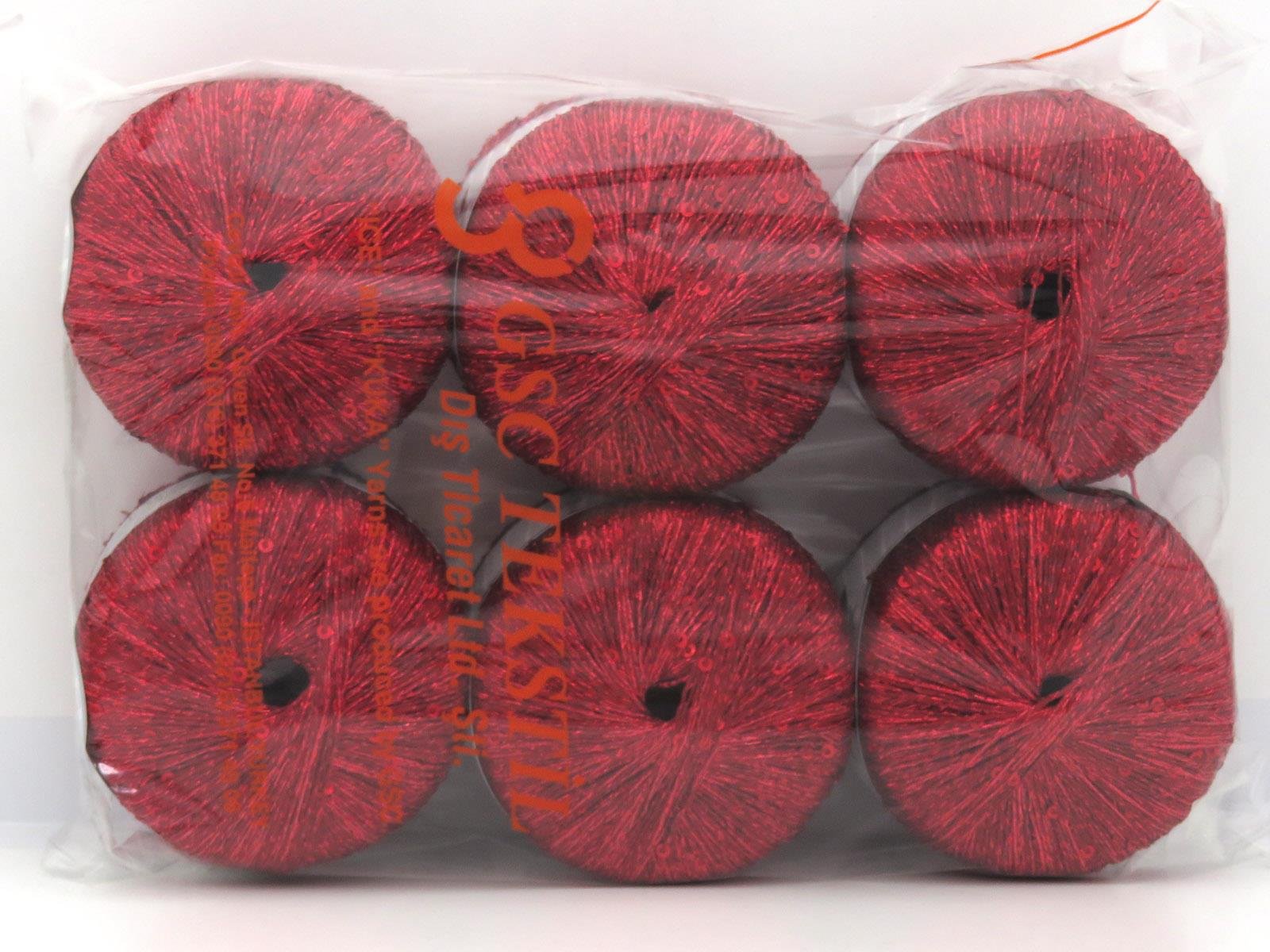 Dazzle Paillette Red, Iridescent