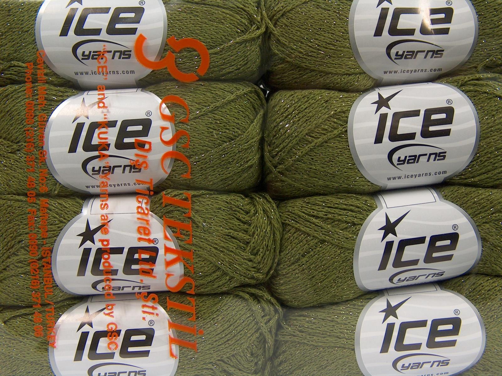 Elegant Metallic Cotton Khaki