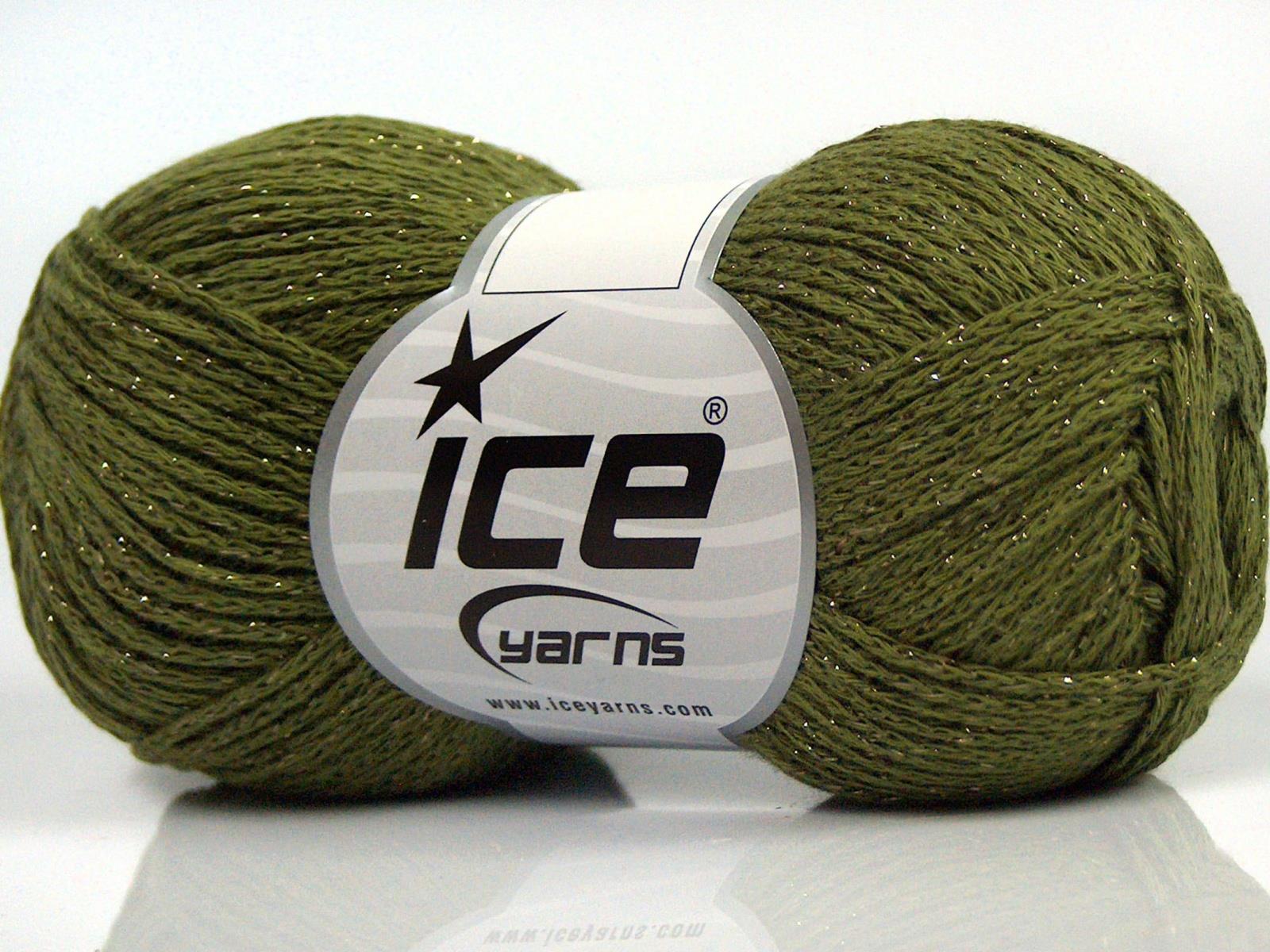 Elegant Metallic Cotton Khaki