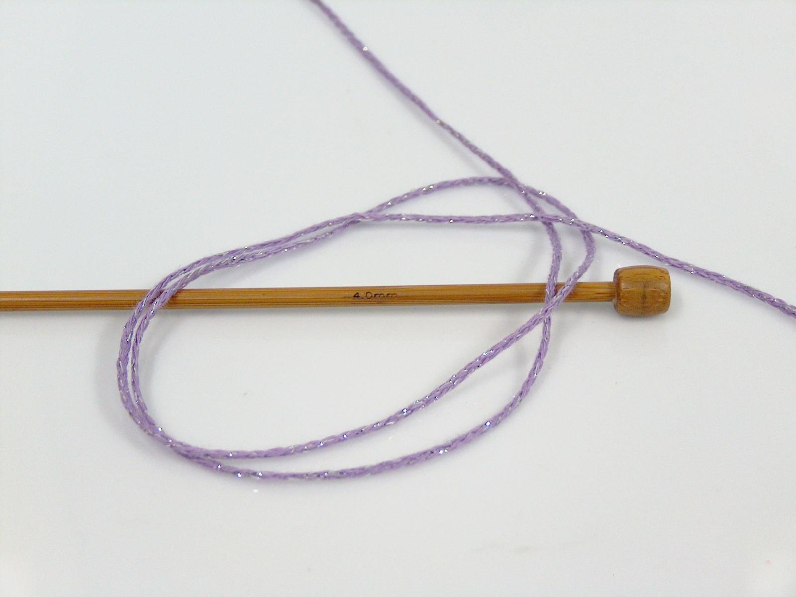 Elegant Metallic Cotton Lilac