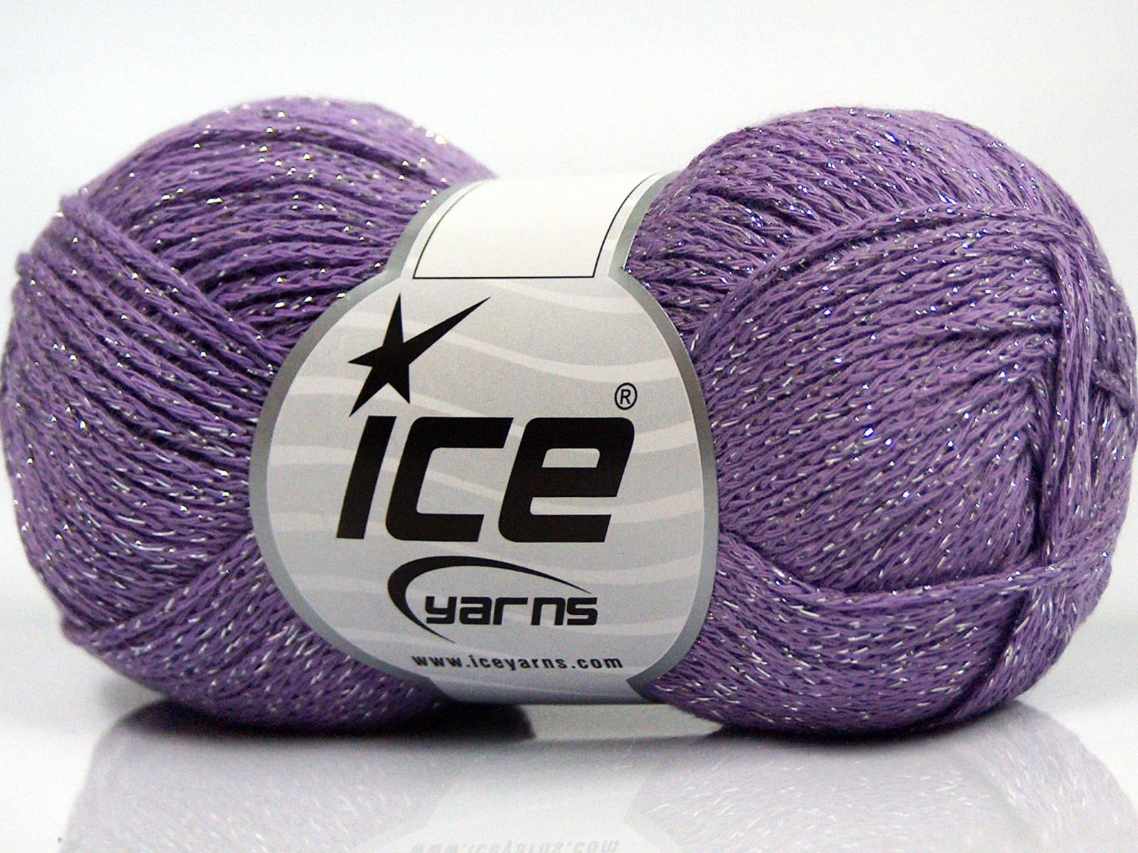 Elegant Metallic Cotton Lilac