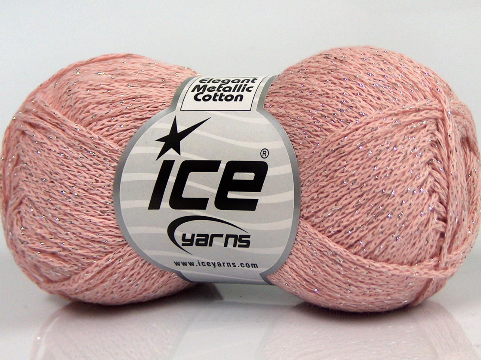 Elegant Metallic Cotton Powder Pink