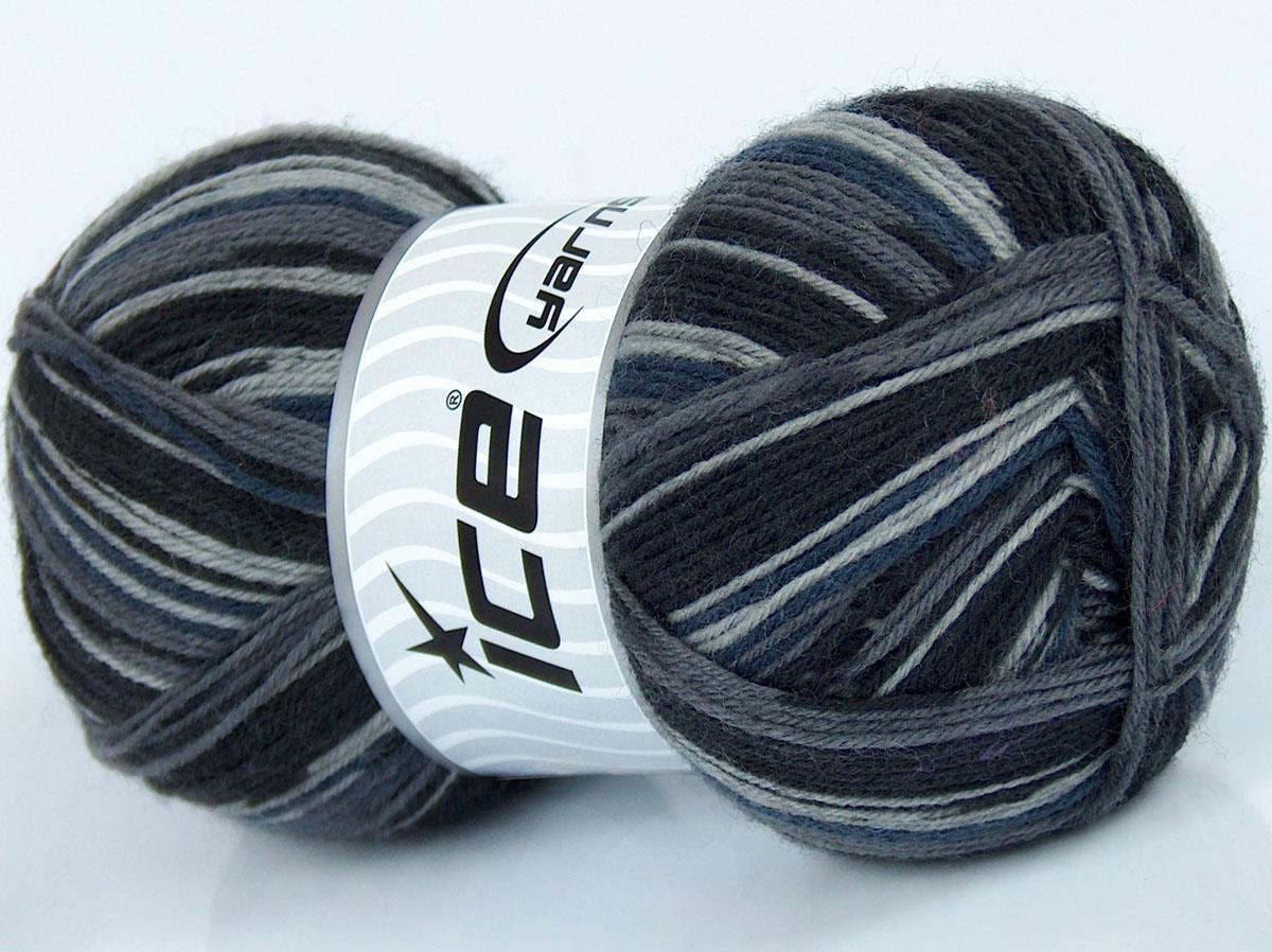 Elite Sock Black, Grey Shades