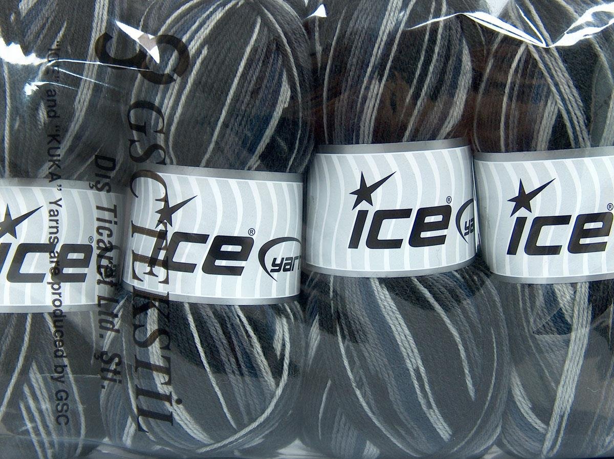 Elite Sock Black, Grey Shades