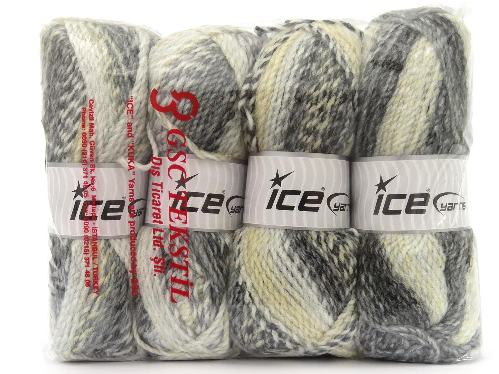 Estrella Black, Cream, Grey Shades