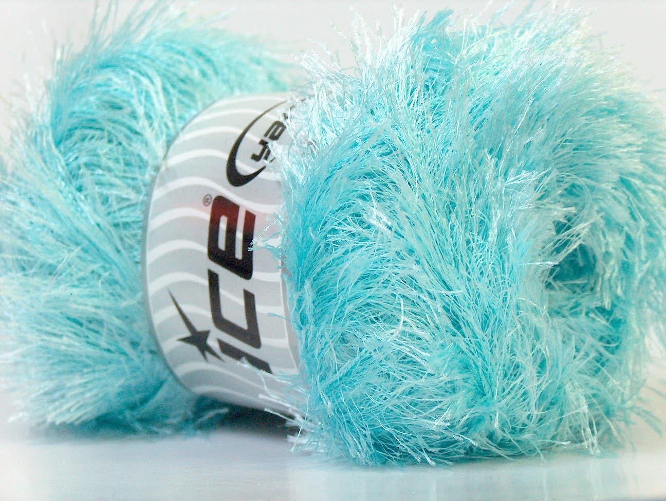 Eyelash 100gr Light Turquoise