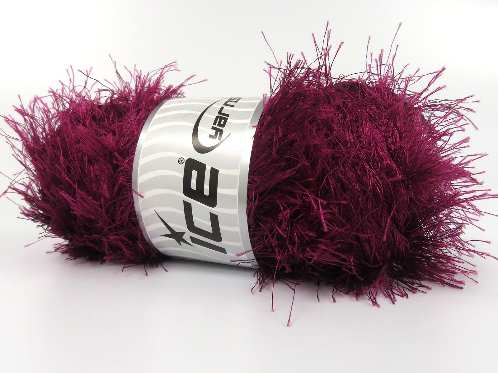 Eyelash Bulky Burgundy