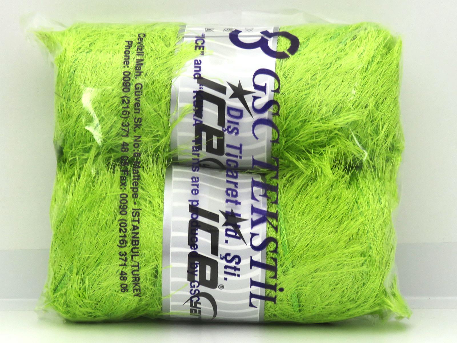 Eyelash Bulky Pistachio Green