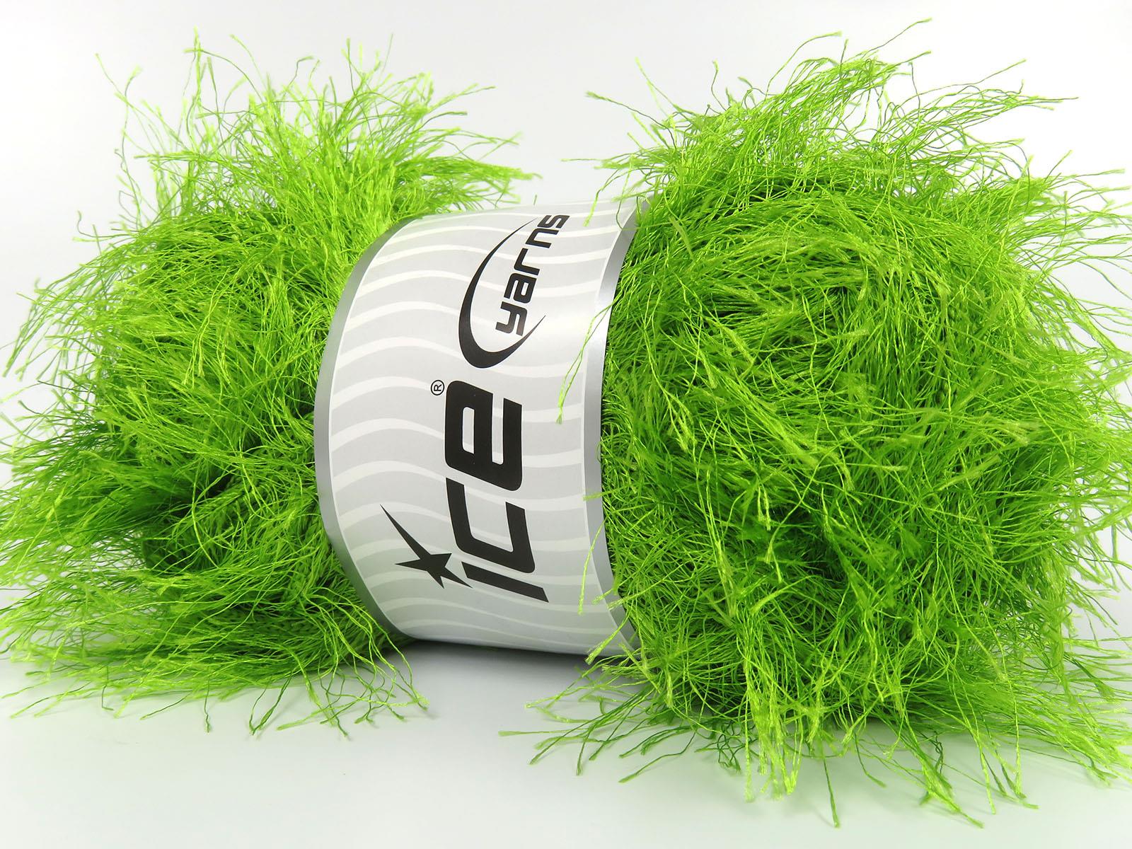 Eyelash Superbulky Green