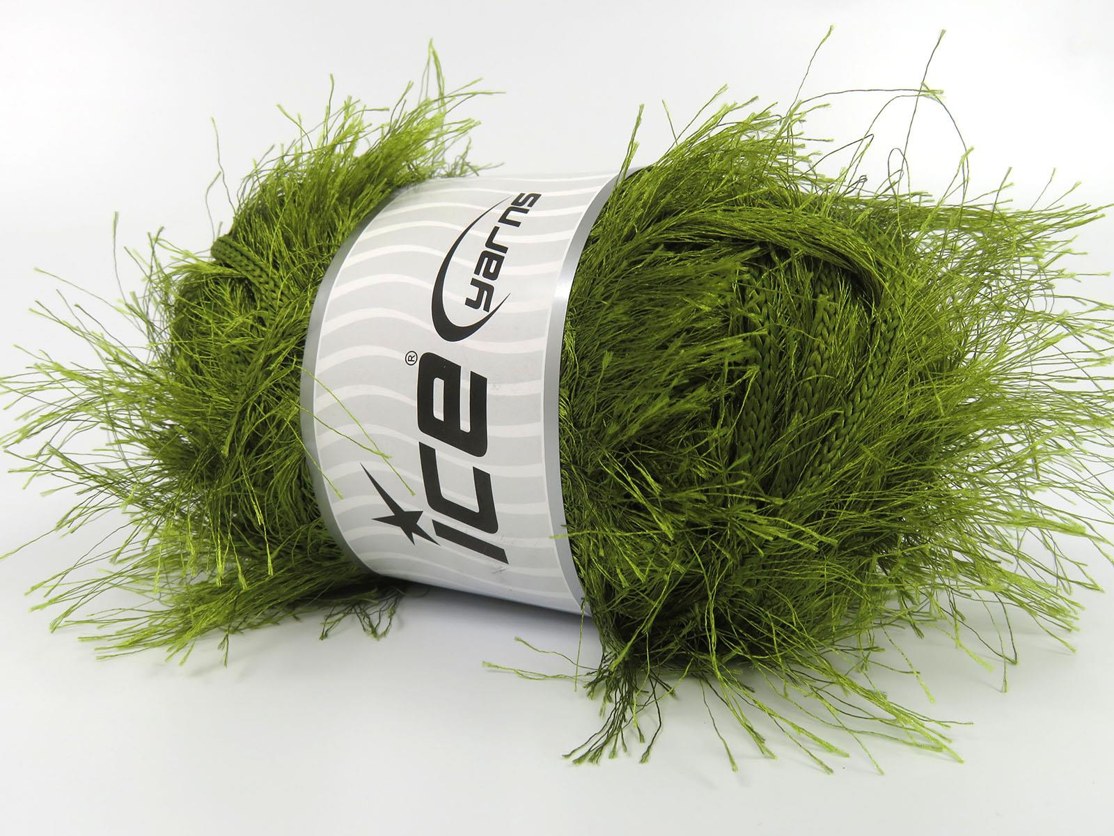 Eyelash Superbulky Light Khaki