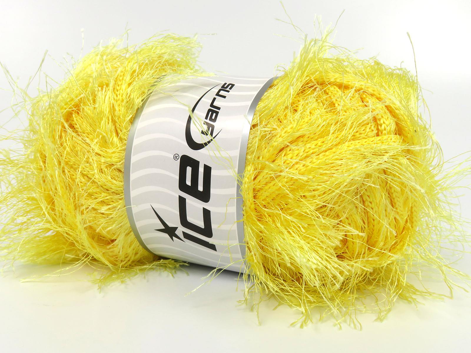 Eyelash Superbulky Light Yellow