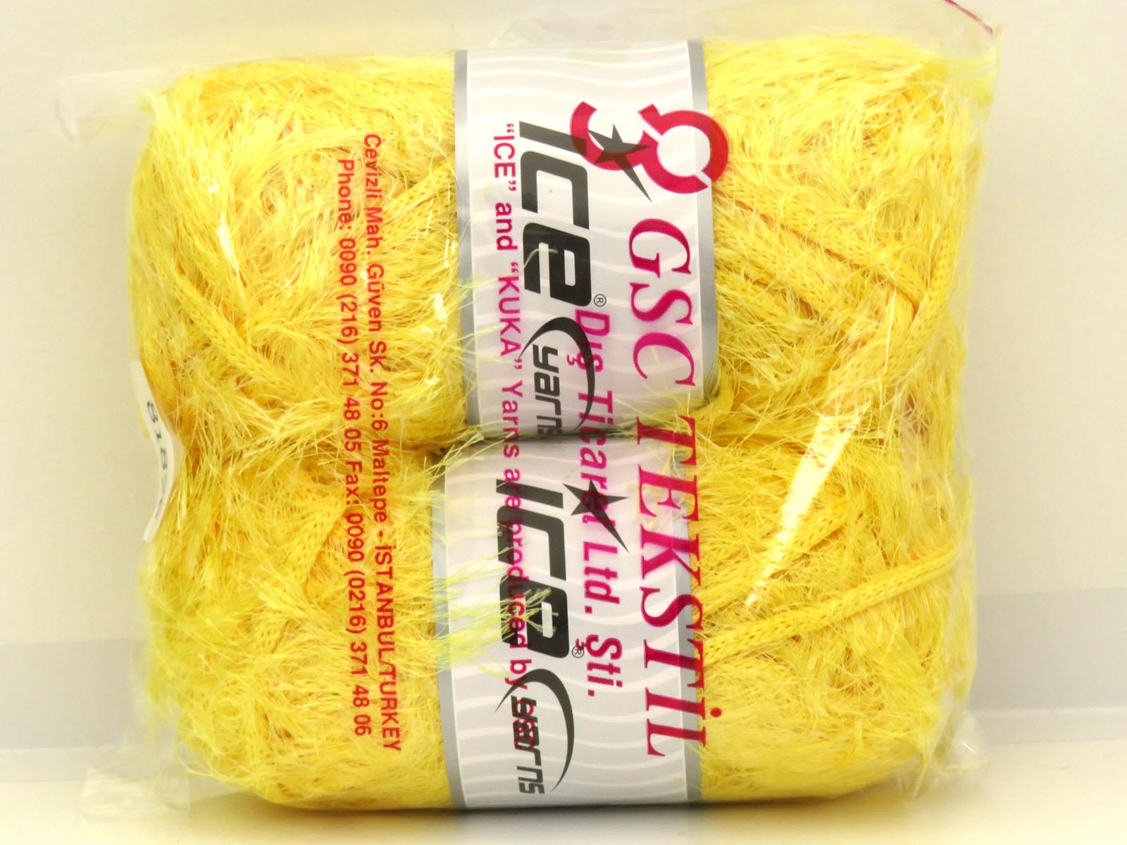 Eyelash Superbulky Light Yellow