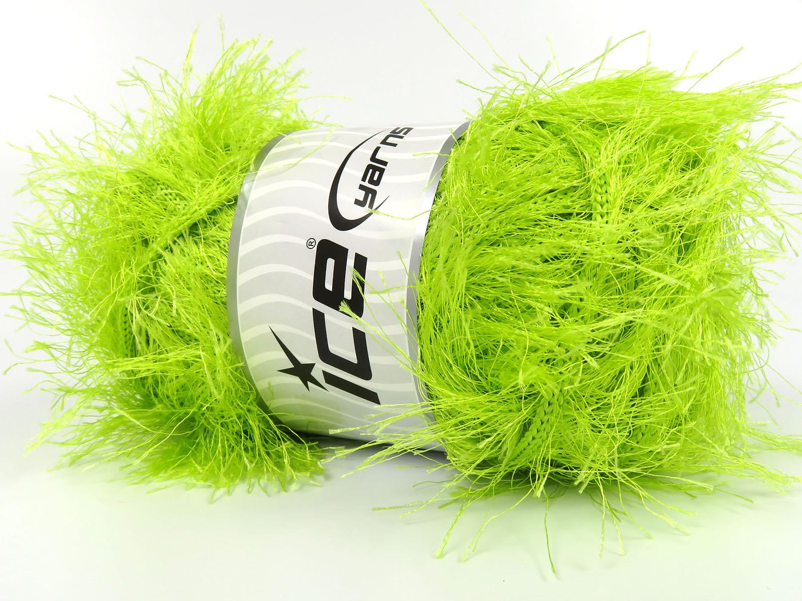 Eyelash Superbulky Pistachio Green