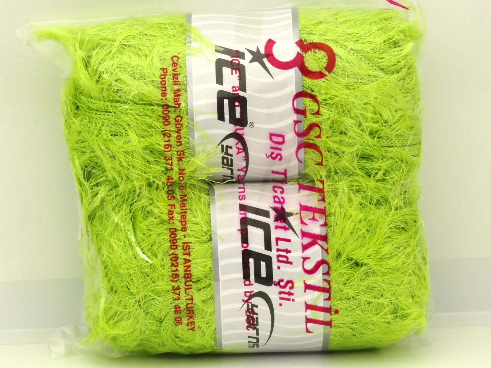 Eyelash Superbulky Pistachio Green