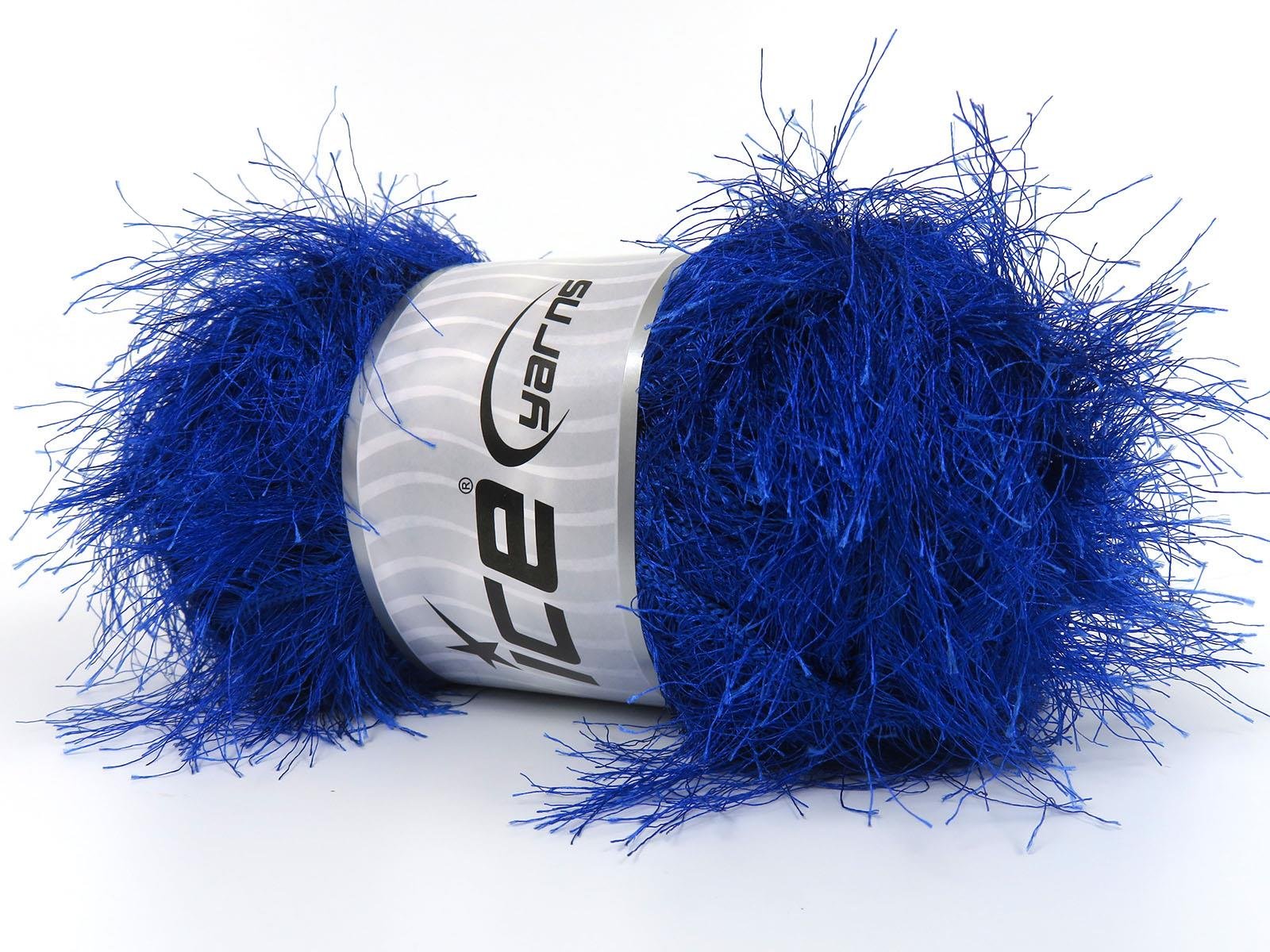 Eyelash Superbulky Saxe Blue