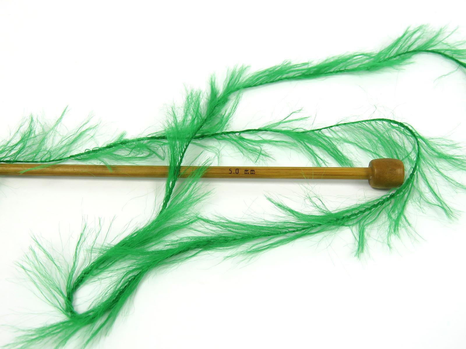 Faux Feather Green