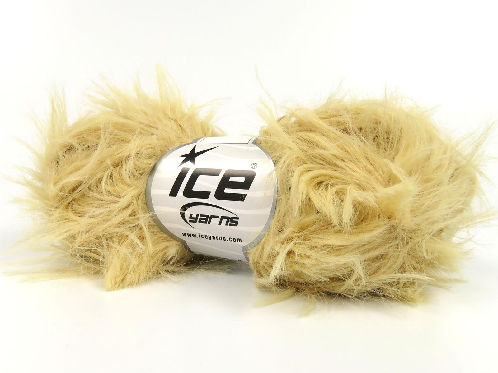 Faux Feather Light Brown