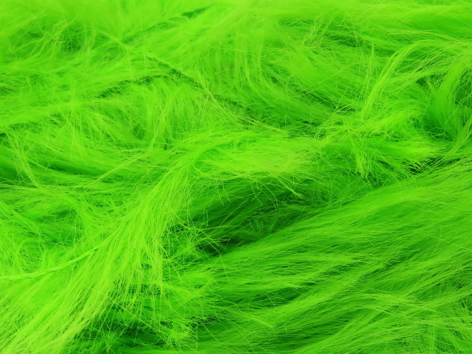 Faux Feather Pistachio Green