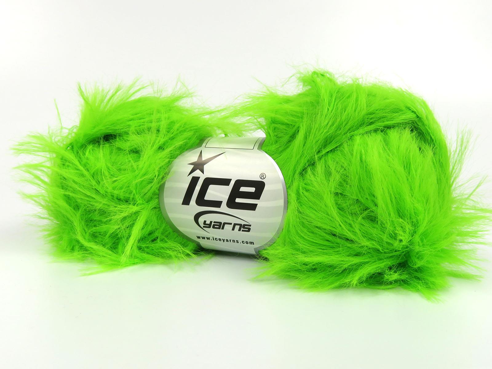 Faux Feather Pistachio Green