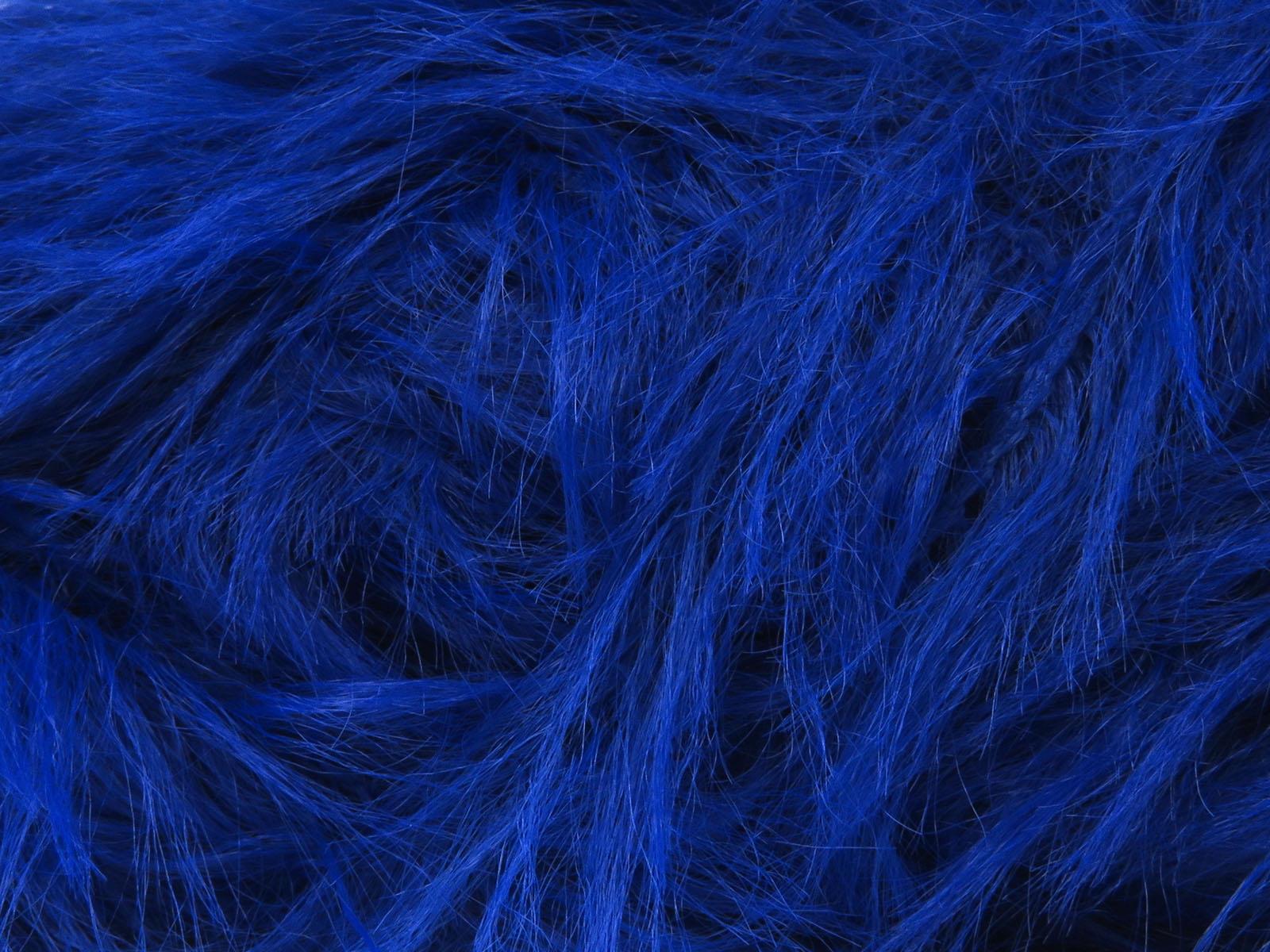 Faux Feather Saxe Blue