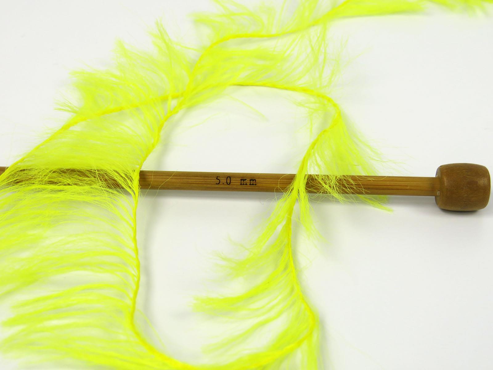 Faux Feather Yellow