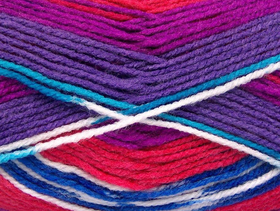 Favorite Ethnic Blue, White, Red, Turquoise, Purple Shades