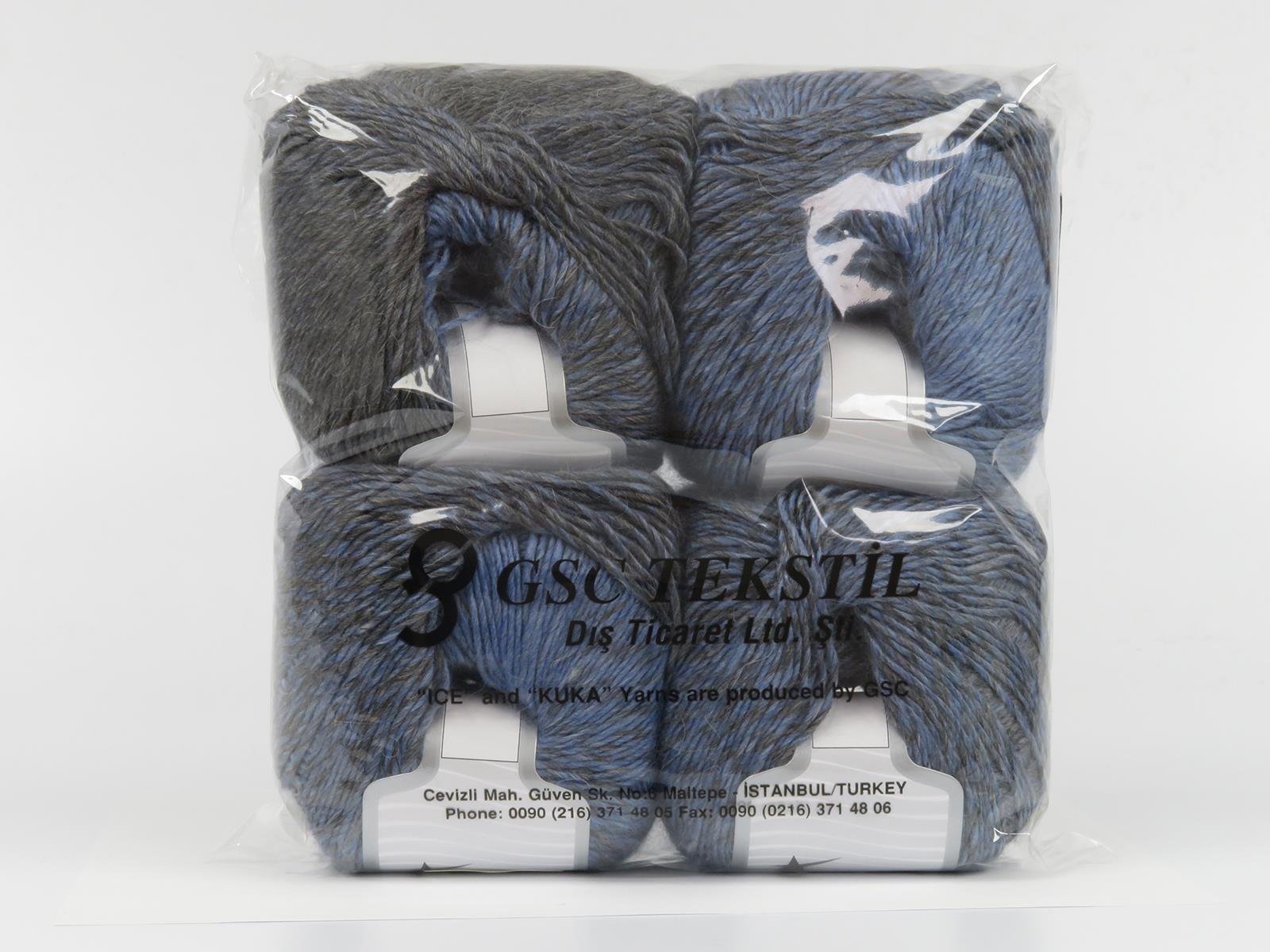 Feliz Alpaca Blue, Light Grey