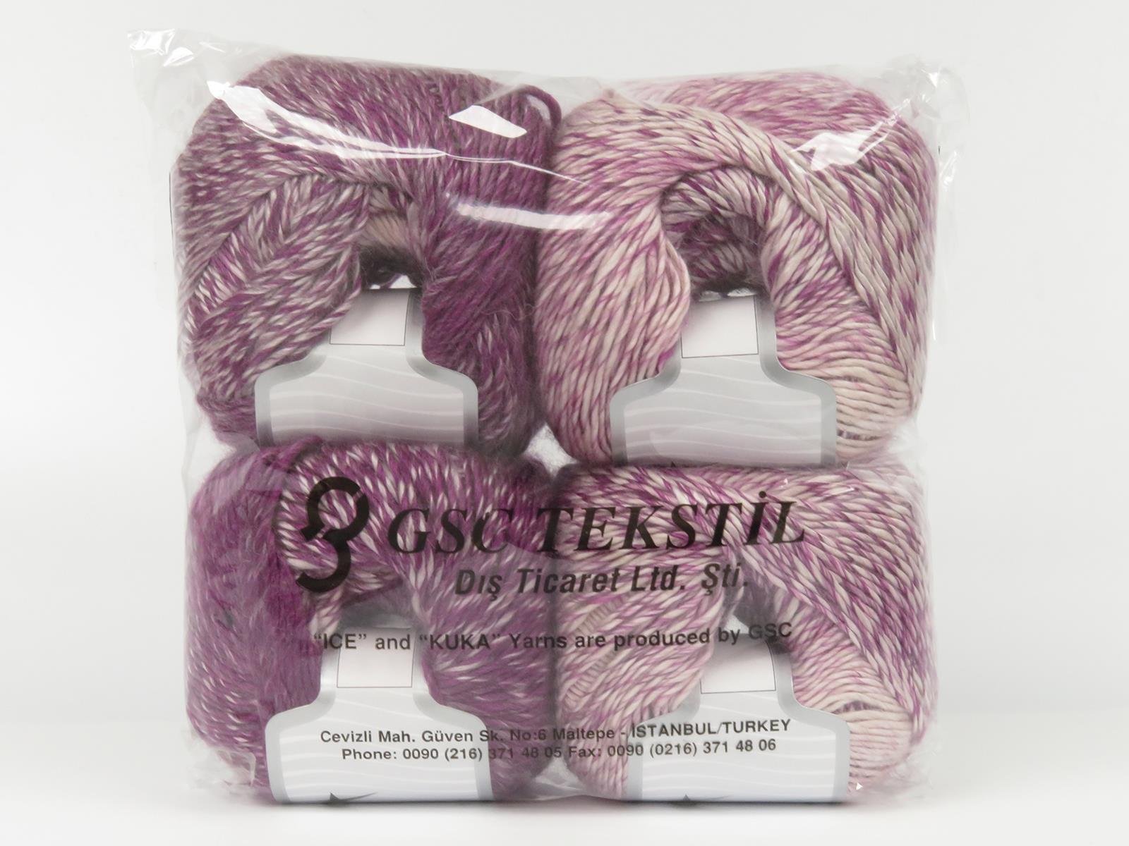 Feliz Alpaca Fuchsia Shades, Light Cream