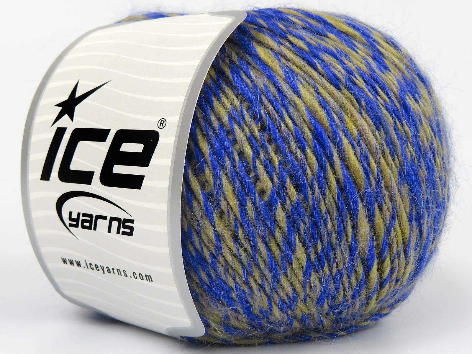 Feliz Alpaca Gold, Olive Green, Saxe Blue