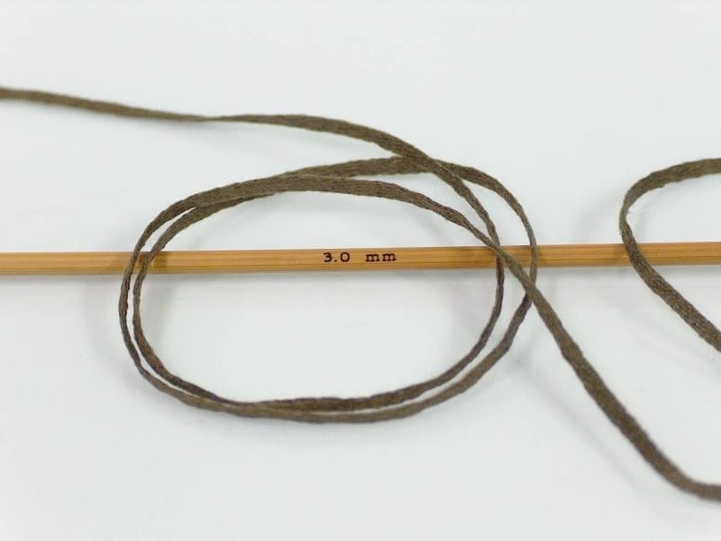 Fettuccia Fine Dark Khaki