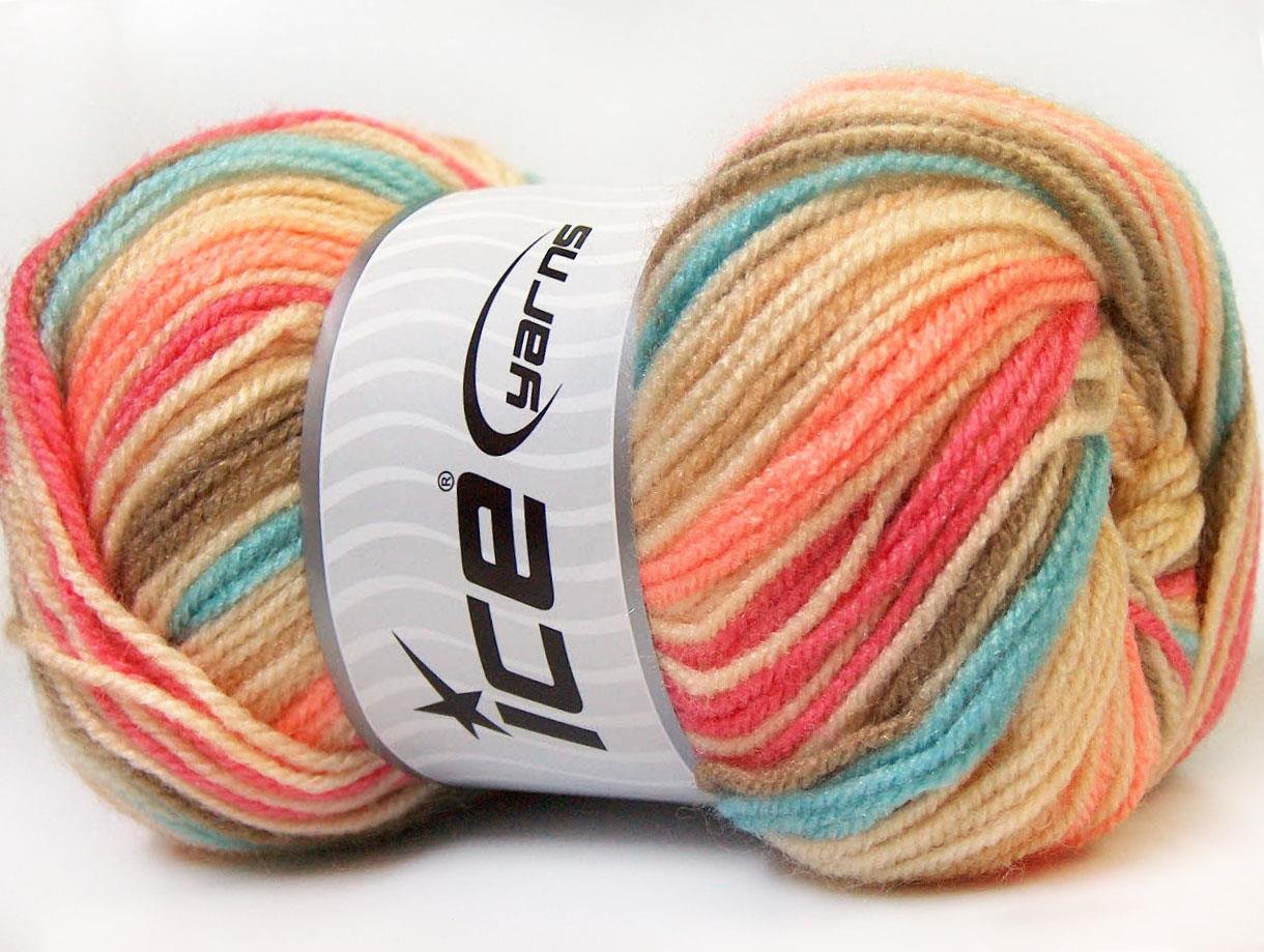 GumBall Blue, Cream, Camel, Khaki, Salmon