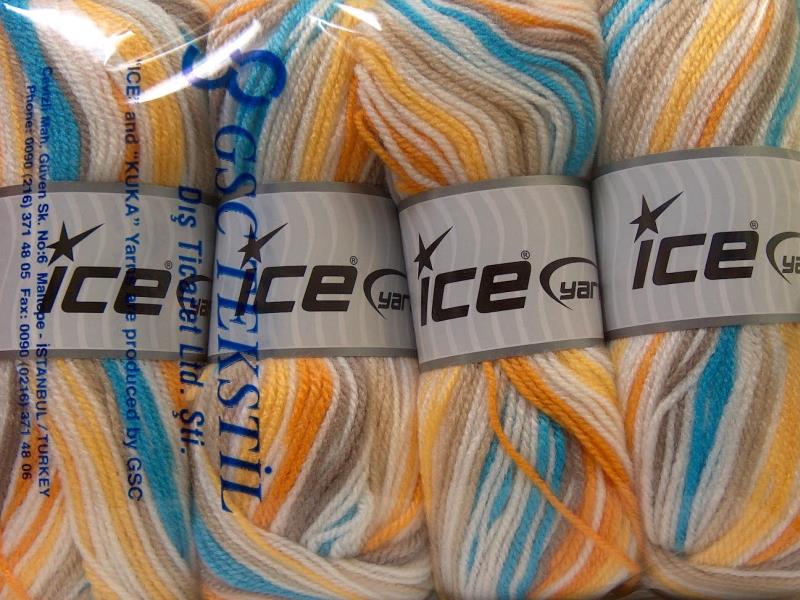 GumBall Blue, White, Yellow, Camel