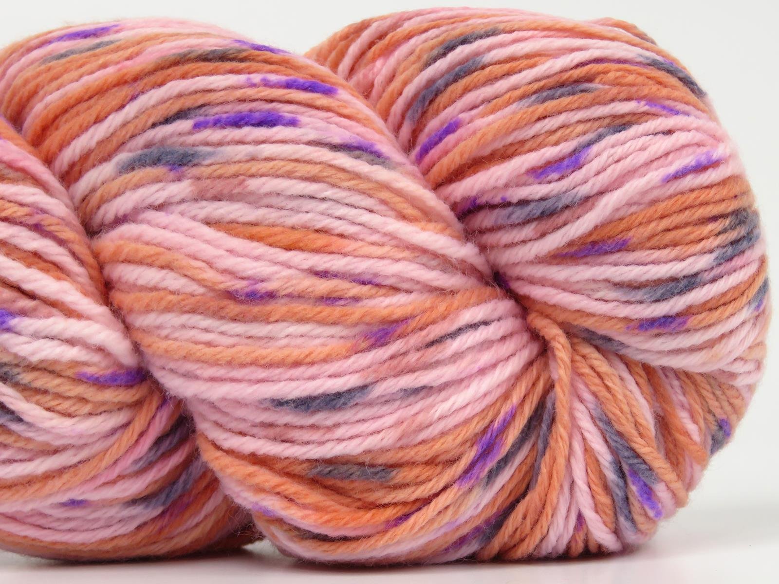 Hand Dyed Cashmere Lilac, Light Grey, Light Salmon, Light Pink