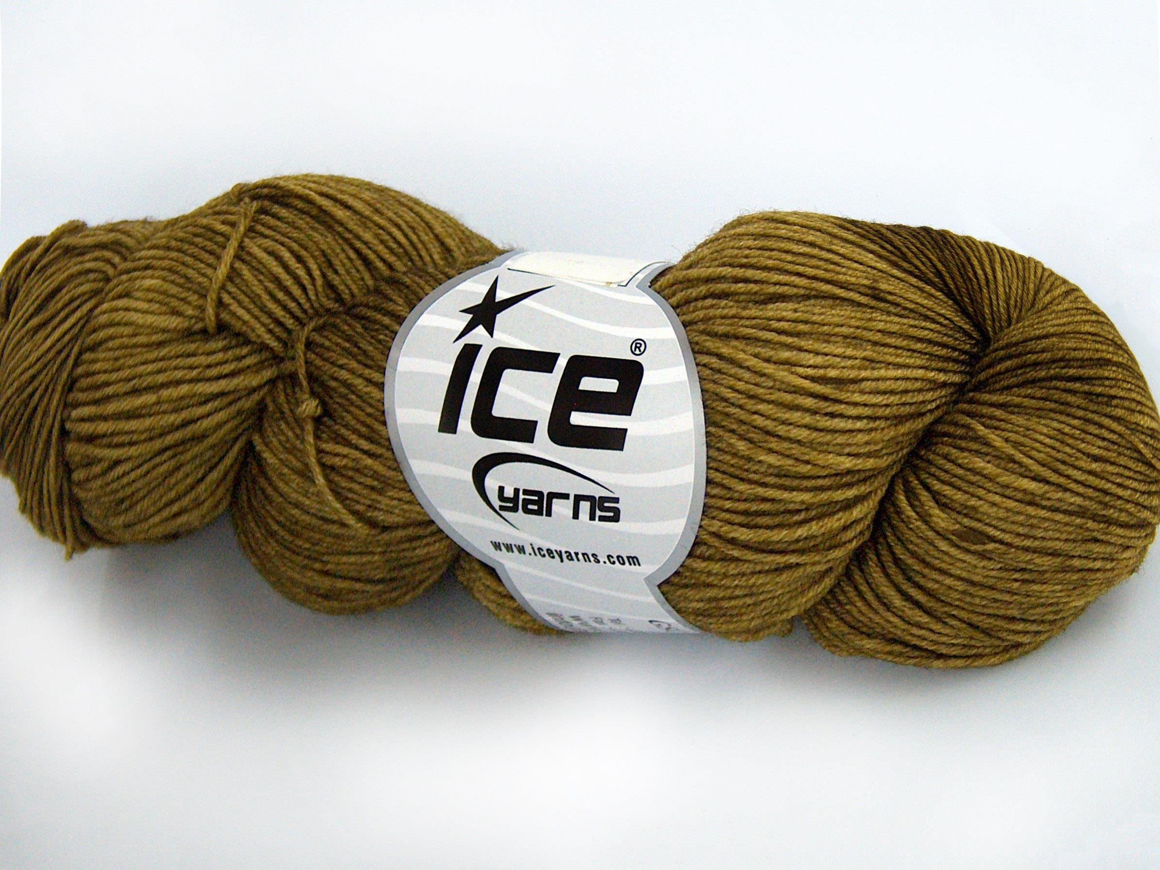 Hand Dyed Merino Extrafine Antique Moss