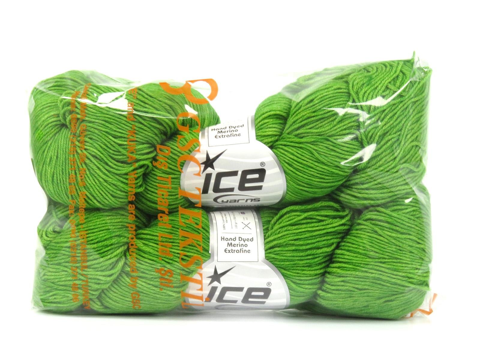 Hand Dyed Merino Extrafine Kiwi