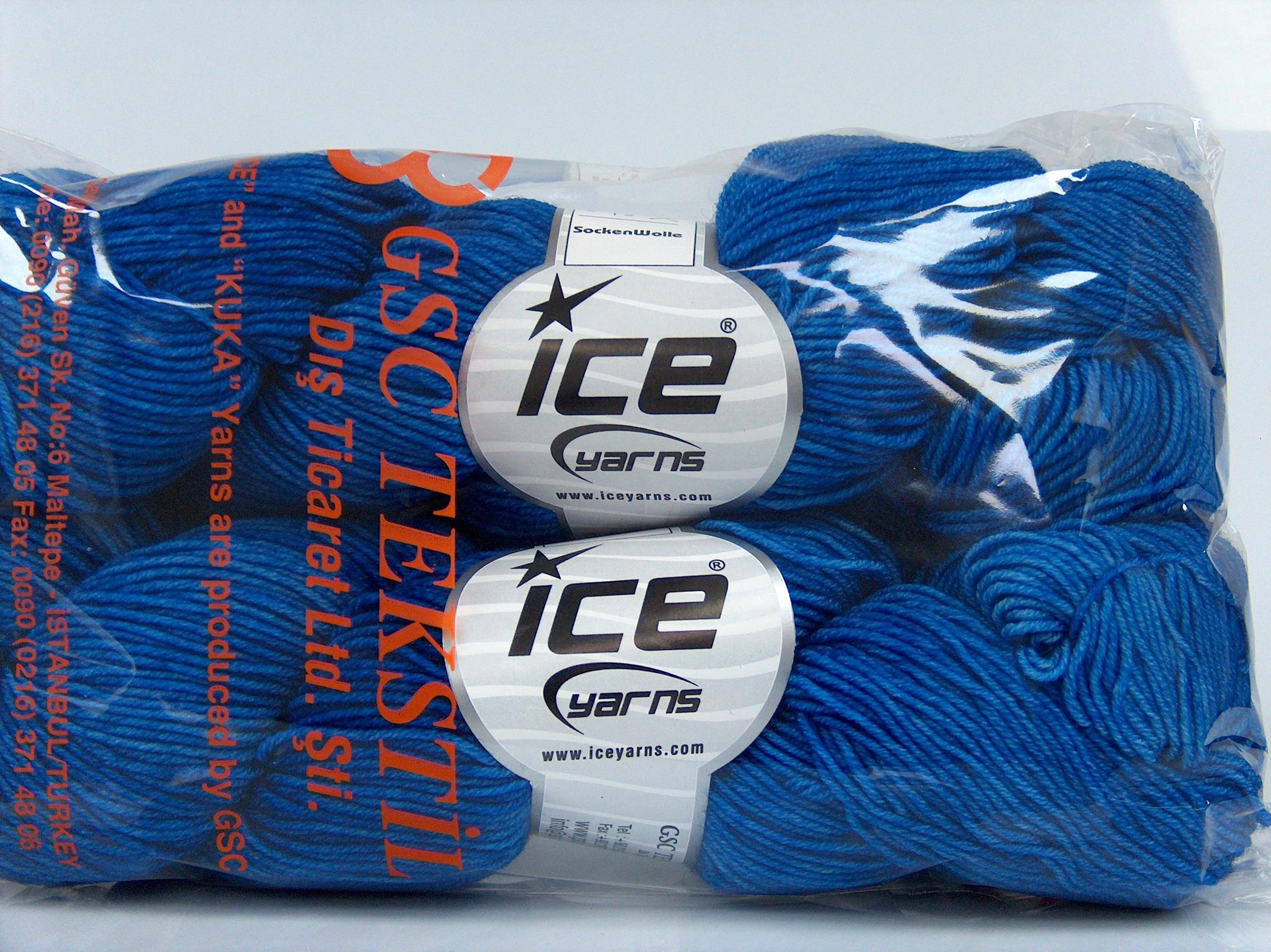Hand Dyed Merino Extrafine Princess Blue